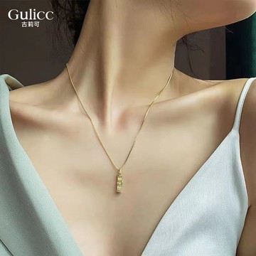 〔快速出貨〕【Gulicc】項鍊  竹節項鍊