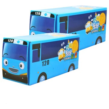 HAITAI 海太 TAYO小巴士造型餅乾 巴士型外盒 三種顏色隨機出貨  140g  2盒