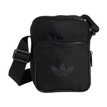 Adidas 斜背包 側背包 小包 三葉草 黑【運動世界】JD5543