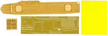 Fujimi 1/700 Gup114 Japan Navy aircraft carrier Hitaka 1944 dedicated wood deck seal