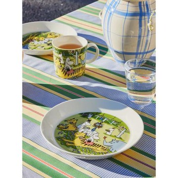 芬蘭arabia moomin姆明 可愛陶瓷碗亞美卡通餐盤 ins北歐可愛禮物