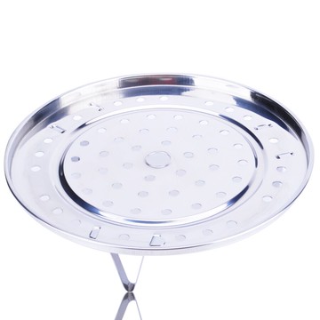 21.5cm不銹鋼圓形蒸盤蒸架隔水蒸片蒸碟蒸格湯鍋篦子廚房工具廚具