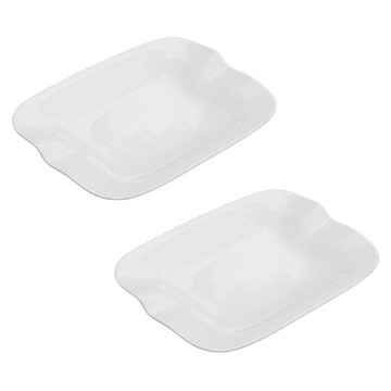 Villeroy & Boch Pasta Passion 千層麵盤  32.5 x 22.4 x 3.8 cm  2個  白色