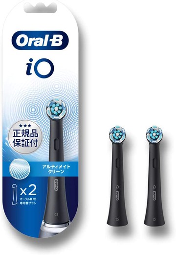 【日本代購】BRAUN 博朗歐樂B iO專用替換刷頭ALTIMATE Clean 黑色2支iORBCB-2EL