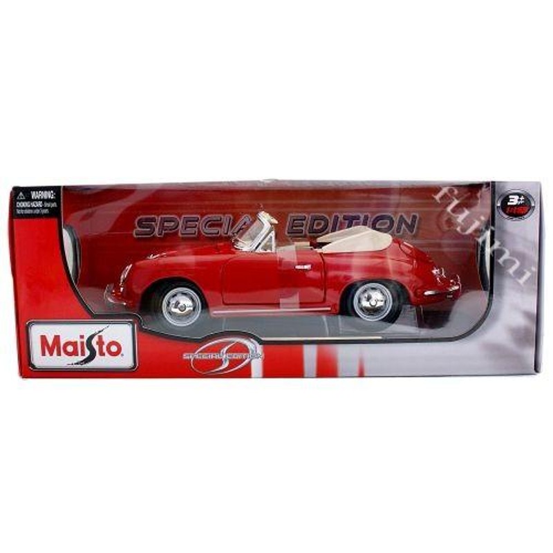 Porsche 356 B Cabriolet 1961 Red 1/18 Maisto【全国送料無料】 | LINEショッピング