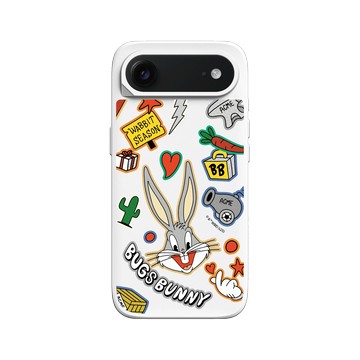 iPhone Air SolidX 白 - 樂一通 Looney Tunes - 兔巴哥貼紙款