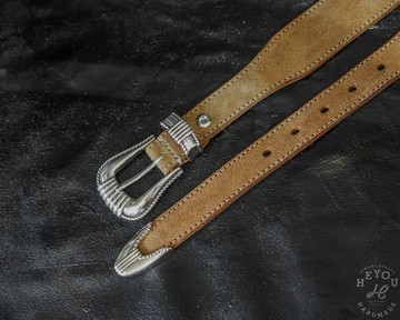 Southwest Style Leather Belt 美西風格三件式帶扣皮帶