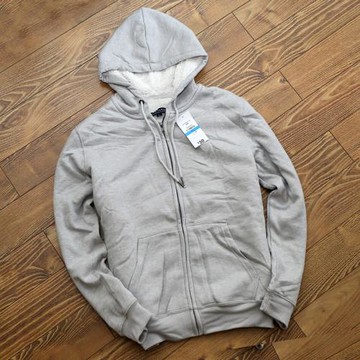 運動休閑開衫連帽保暖毛絨外套