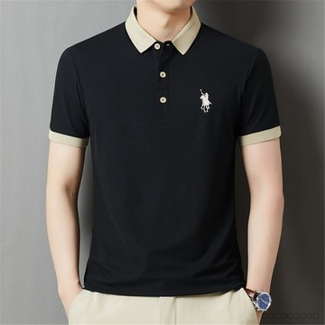 🔥【高品質/包退換】男士Polo衫商務Polo衫透氣Polo衫修身Polo衫排汗衫男翻領Polo衫刺繡Polo衫
