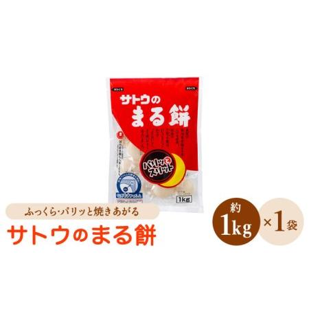 ふるさと納税 サトウのまる餅 パリッとスリット約1kg×1袋（1切約33g）モチ[HAQ014] 佐賀県江北町