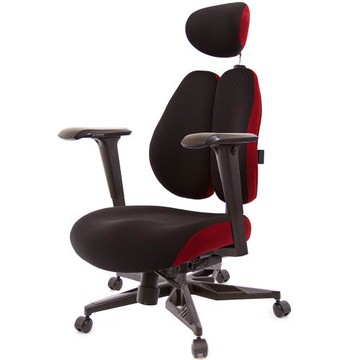 GXG 記憶棉 DUO KING 雙背工學椅(電競腳/4D升降扶手)  TW-3008 KGA3