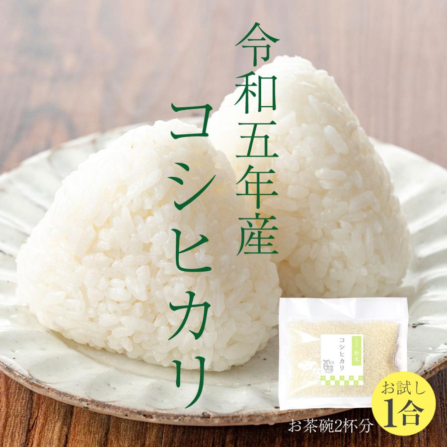 新米 コシヒカリ 1合 150g 令和5年 送料無料 ポイント消化 お試し お茶碗 2杯分 お米 白米 食品 1等級米  米 真空パック 農家直送 滋賀県 ポイント 産地直送