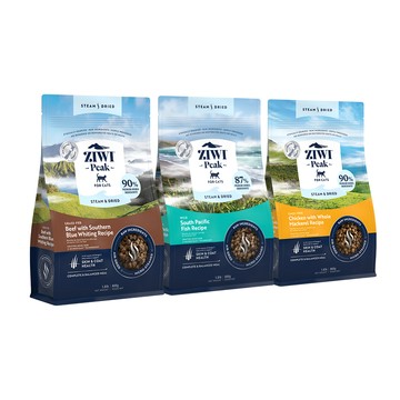 ZiwiPeak 微蒸貓飼料 800g 3件組 乾式熟成 口味任選 (貓飼料 鮮肉糧 乾式熟成 高含肉量 低碳水 全齡貓)