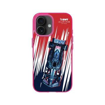 iPhone 16 Clear 粉漾桃 - Alpine - BWT Alpine Formula One Team A524 Comic Style