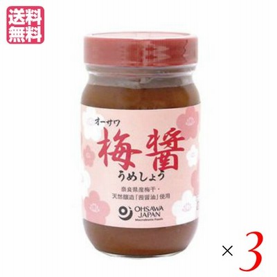 梅醤 練り梅 うめびしお オーサワ 梅醤（うめしょう） 250g ３個セット 送料無料