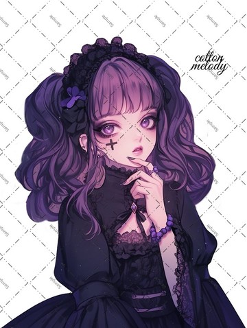 original sticker no.1825 人物貼紙 原創貼紙 原創人物貼紙 裝飾貼紙 cotton melody