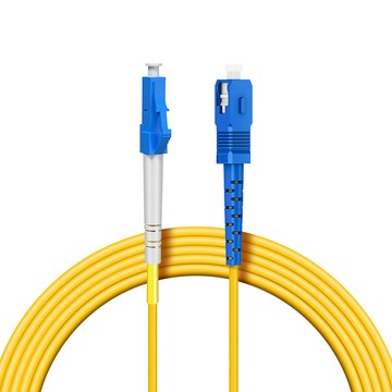 台灣霓虹 電信級LC-SC單模單芯全雙工光纖跳線3米