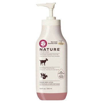 CANUS 肯拿士 Nature系列 山羊奶乳液 乳油木果 350ml 溫和保濕 全家適用  1瓶