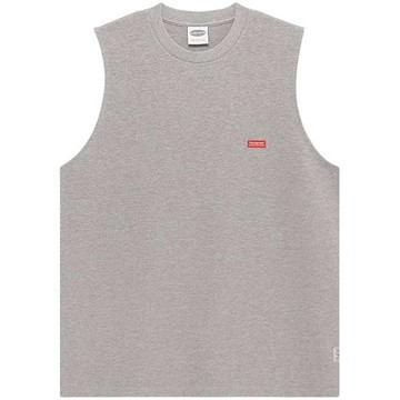【PARAGRAPH】26SS NO.092 BOX LOGO SLEEVELESS 寬肩背心 (灰色)