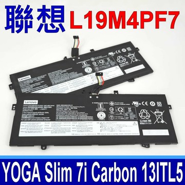 LENOVO L19M4PF7 聯想電池 L19D4PF5 8SSB10Z33893 Yoga 13S 2021 Yoga Slim 7i Carbon 13ITL5