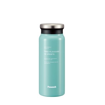 Peacock 商務休閒不鏽鋼保冷保溫杯600ML(防燙杯口設計)-煙燻藍