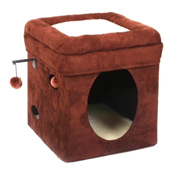 ☆國際貓家☆美國 Petpals多功能貓窩椅-棕色