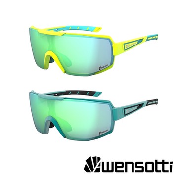 《Wensotti》運動太陽眼鏡/護目鏡 wi6915系列 防爆眼鏡 墨鏡 抗UV/路跑/單車/單車/運動