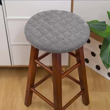 坐墊 小圓凳子套罩 秋冬椅子套圓凳墊子 凳套圓形板凳套加厚通用座套【不二雜貨】