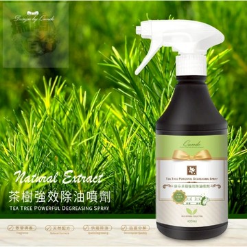 【熱銷好評】台灣品牌 康朵 天然精油茶樹除油噴霧400ML 油污清潔劑 瑞鴻百貨