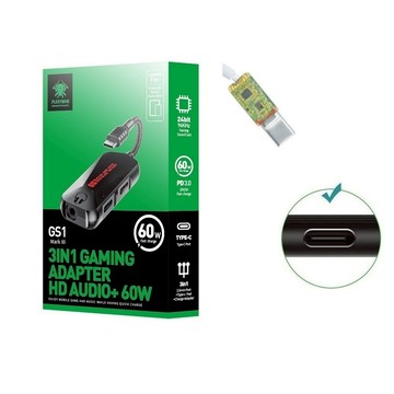 【3合1耳機轉接器】Plextone 適用 三星 Tab S10+ S10 Ultra FE FE+ 音頻轉換器