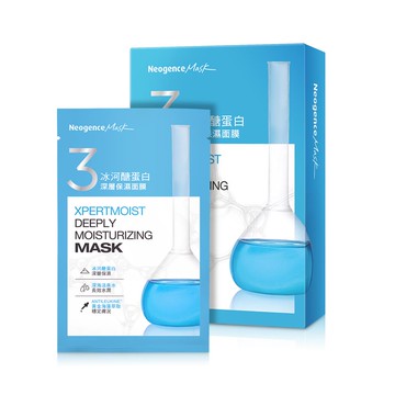 Neogence霓淨思冰河醣蛋白深層保濕面膜5片