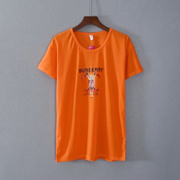 夏款女裝短袖寬松圓領字母印花T恤衫流行顯瘦潮流