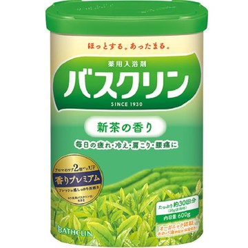 日本【巴斯克林】基本系列泡澡粉 茶香 600g