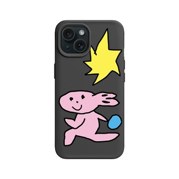 iPhone 15 SolidX 黑 - Noiinoii - 保齡球兔