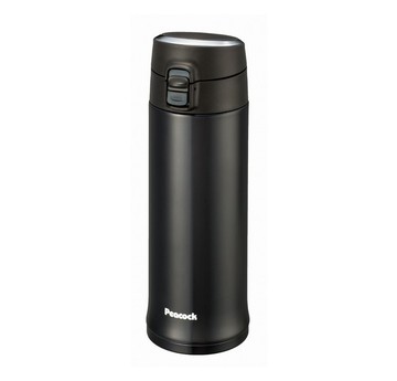 Peacock stainless bottle compact mug 0.5L AML-50-B Black