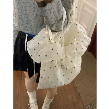 𝐆𝐑𝐀𝐂𝐈𝐄𝐋𝐎 | [Cotton Fluff棉雪泡芙托特包] 慵懶風托特包 大容量包包 上課上班包 流浪包