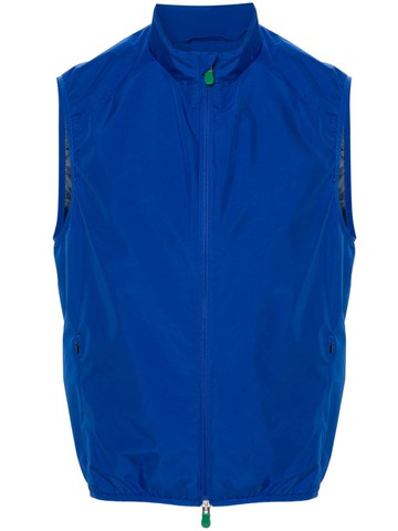 Save The Duck - Mars rubberised-logo gilet - men - Recycled Polyester - M - Blue