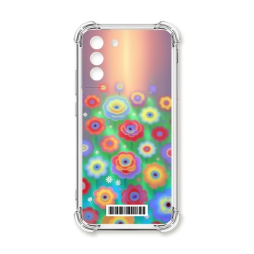 S系列(其他) 殼 TRON 三星 S21 FE 5G 炫彩花朵  載具 四角防摔殼 手機殼