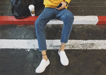 【JP.美日韓】韓國代購 毛鬚 毛邊 抓鬚 貓鬚 牛仔褲 復古抓邊 牛仔 韓國 街頭 穿搭 潮流 聖品