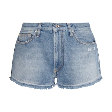 Off-white - Blue Cotton Shorts