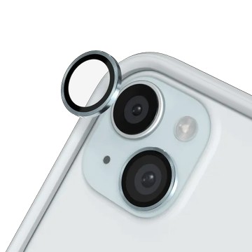iPhone 15 Plus 9H 鏡頭玻璃保護貼 藍