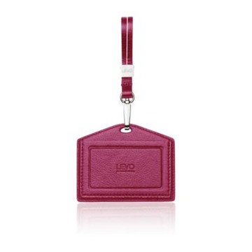 LIEVO - 橫式感應證件套_蜜桃紅