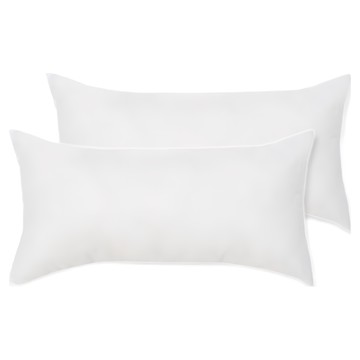 MM Shop 拉鍊式可水洗兒童枕頭 2入 韓國製  20 x 40cm  白色