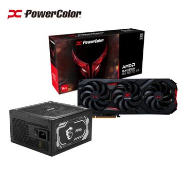 [超值組] 撼訊 RX9070XT 16G顯示卡+ 微星 金牌電源供應器 MAG A1000GL