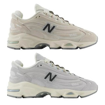 New Balance 1000 休閒鞋 女鞋 麂皮 寬楦 米/灰 U1000594-D/U10005DS-D