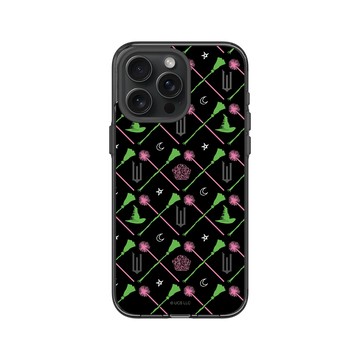 iPhone 15 Pro Max Clear 酷墨灰 - Wicked - 粉色與綠色