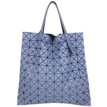 ISSEY MIYAKE 三宅一生 BAOBAO 牛仔藍色三角格10x10肩背/手提包