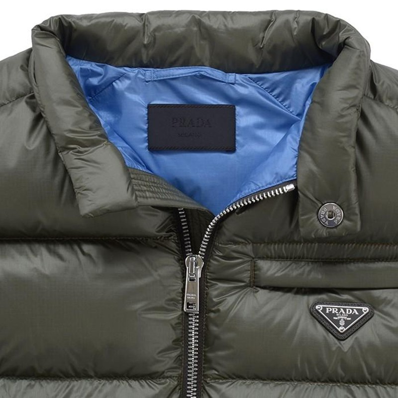 PRADA プラダ Piumino Gilet SGB1141C4GF0QQV メンズ ダウンベスト 袖