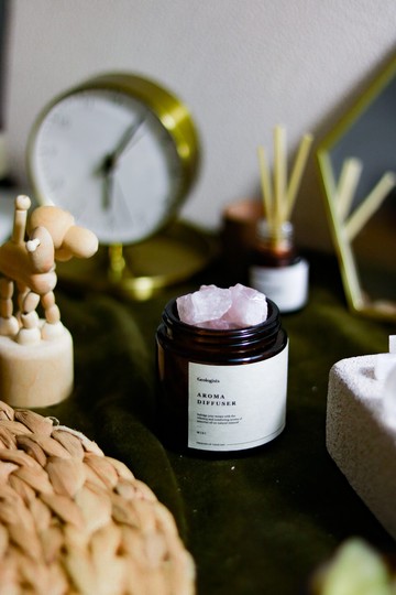 粉水晶 水晶擴香器 MINI | 開運小物