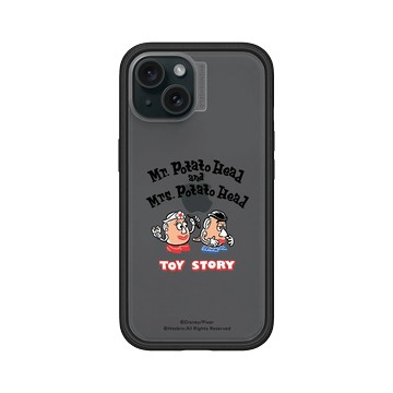 iPhone 15 Mod NX 黑 - 迪士尼-玩具總動員 Toy Story - Hello! 蛋頭先生與蛋頭太太